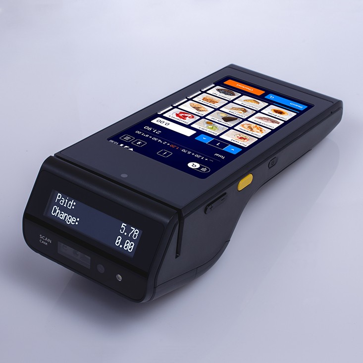 BlueCash-50 MX with barcode scanner